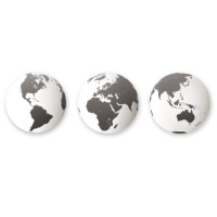 Umbra Globo Mirrored Wall Decor Tiles, Set of 3