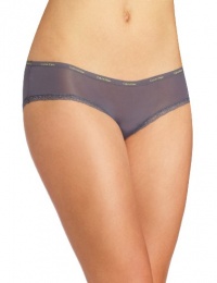 Calvin Klein Women's Bottom Up Hipster, Agate Stone, Medium