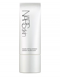 This gentle exfoliator combines NARS' Light Reflecting Complex, mild citrus-fruit acids and botanical exfoliating spheres to exfoliate the upper layers of the skin, stimulating natural cell turnover and helping purify and refine the skin's surface. The result is a soft, smooth, visibly bright and healthy-looking complexion. Pores become less visible as they are deeply cleansed and refreshed. Wild Rose Extract helps prevent signs of irritation* as skin is comforted and conditioned.