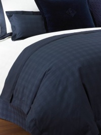 Ralph Lauren Suite Glen Plaid Standard Pillow Sham Navy Glenplaid