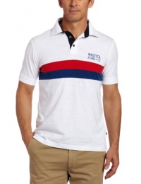 Nautica Men's Pieced Chest Polo