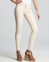 J Brand Jeans - Kinsey Mid Rise Contrast Panel Skinny Jeans in Empress Wash