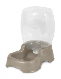 Petmate Pet Cafe Pet Waterer, 3/4 Gal, Pearl Tan