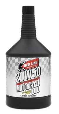 Red Line 42504 20W-50 Motorcycle Oil - 1 Quart