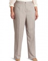 Jones New York Women's Plus-Size Slim Pencil Pant, Muslin Multi, 14W