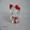 Swarovski Crystal Figurine #1142935, Hello Kitty Santa