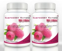 Raspberry Ketone Burn (2 Bottles) - Highly Concentrated Raspberry Ketones Fat Burning Supplement. The Top Rated New All Natural Weight Loss Diet Formula. 500mg