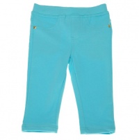 Flapdoodles Solid Active Pants Aqua Spray 6