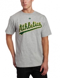 MLB Oakland Athletics Official Wordmark Short Sleeve Basic Tee Men's