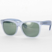 Super Sunglasses - Basic Wayfarer Sunglasses In Matte Electric Trans