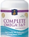 Nordic Naturals Complete Omega 3.6.9, Lemon Flavored, 180 Soft Gels