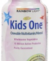 Rainbow Light Kids One MultiStars, Fruit Punch, Chewable Tablets, 90 tablets