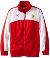 Puma - Kids Boys 8-20 Scuderia Ferrari Track Jacket, Rosso Corsa, Large