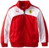 Puma - Kids Boys 2-7 Little Scuderia Ferrari Track Jacket, Rosso Corsa, 7