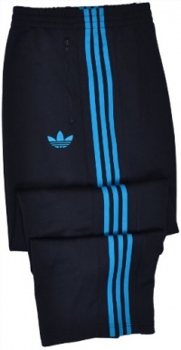 Adidas Adi-Icon Men`s Track Pants - Black / Lab. Green