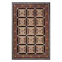 Momeni Maison Blocks MA-01 Area Rug - Black Size - 8 x 11 ft.