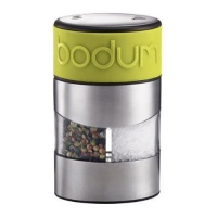 BODUM Twin Dual Salt and Pepper Grinder, Green