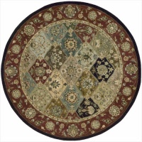 Nourison 2000 2101 Round Rug, Multicolored, 4.0-Feet by 4.0-Feet