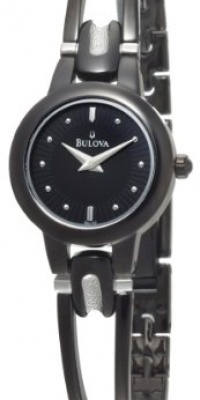 Bulova Women's 98L142 Black Dial Bracelet Watch