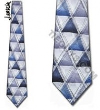 Jerry Garcia Ties Aztec Objects Black White Silk Neck Tie