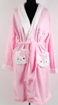 Hello Kitty Baby Pink Bath Robe Bathrobe Fruit