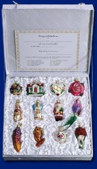 Old World Christmas Bride's Collection Ornament Box Set