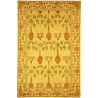 Safavieh AN542A Anatolia Collection 2-Feet by 3-Feet Handmade Hand-Spun Wool Area Rug, Ivory