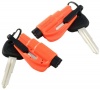 ResQMe Car Escape Tool, Made in USA (Orange) - Pack of 2