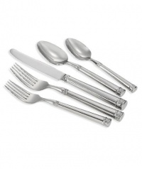 Monique Lhuillier for Royal Doulton Pointe d'Esprit 5-Piece Flatware Place Setting