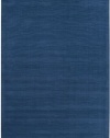 Area Rug 5x8 Rectangle Solid/Striped Cobalt Color - Surya Mystique Rug from RugPal