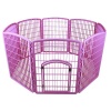 IRIS 8-Panel Plastic Pet Pen, CI-908, Pink