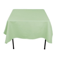 70 in. Square Polyester Tablecloth Sage