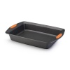 Rachael Ray Oven Lovin' Rectangle Nonstick Bakeware 9-Inch-by-13-Inch Cake Pan, Orange