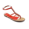 Boutique 9 Paytin Open Toe Thongs Sandals Shoes Red Womens