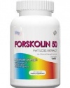 Forskolin 50, 60 Capsules, 250mg, Weight Loss Supplement - Standardized to 20% Yielding 50mg Active Forskolin - 1 Pill Per Serving Forskolin (Coleus Forskolin) Extract