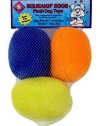 Kyjen Squeakin' Eggs Plush Dog Toys, 3-Pack