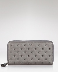 Anya Hindmarch Wallet - Joss Hammered Metallic Zip