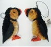 SET OF 2 (TWO) MACY'S Martha Stewart Collection Christmas Ornaments, Buri Animals, PARROT BIRD , Orig $12