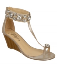 The type of shoe that you only hear about. With a sexy toe ring and jeweled ankle, Fergie's Grapevine wedges are the perfect sandal for the girl who keeps 'em talking.