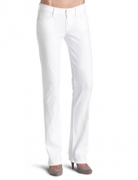 7 For All Mankind Women's Straight Leg Jean in Clean White