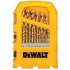 DEWALT DW1369 29-Piece Titanium Pilot-Point Drill Bit Set