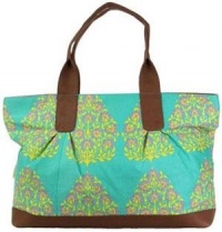 Amy Butler for Kalencom Abina Tote - Henna Tree Mineral