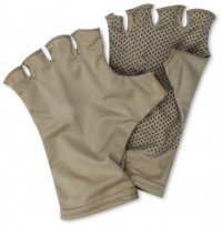 Columbia Men's Coolhead Fingerless Gloves, Fossil, Large/X-Large