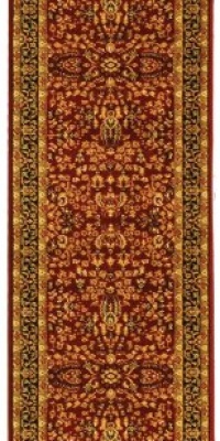 Area Rug 2x6 Runner Traditional Red - Black Color - Safavieh Lyndhurst Rug from RugPal