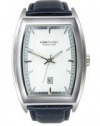 Kenneth Cole New York Leather Collection Silver-Tone Dial Men's watch #KC1667