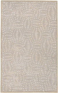 Area Rug 2x3 Rectangle Contemporary Tan Color - Surya Naya Rug from RugPal