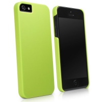 BoxWave Minimus Case / Cover - Ultra Low Profile, Slim Fit Premium Quality Snap Shell Cover for Apple iPhone 5 - Lime Green