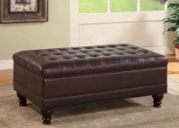 Hebo Ottoman in Brown