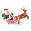 Department 56 Possible Dreams Santas Dash of Peppermint Santa Figurine, 9.5-Inch