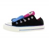 Converse Women's All Star Chuck Taylor Double Tongue Ox Casual Shoe Blue, Black, Purple (5)